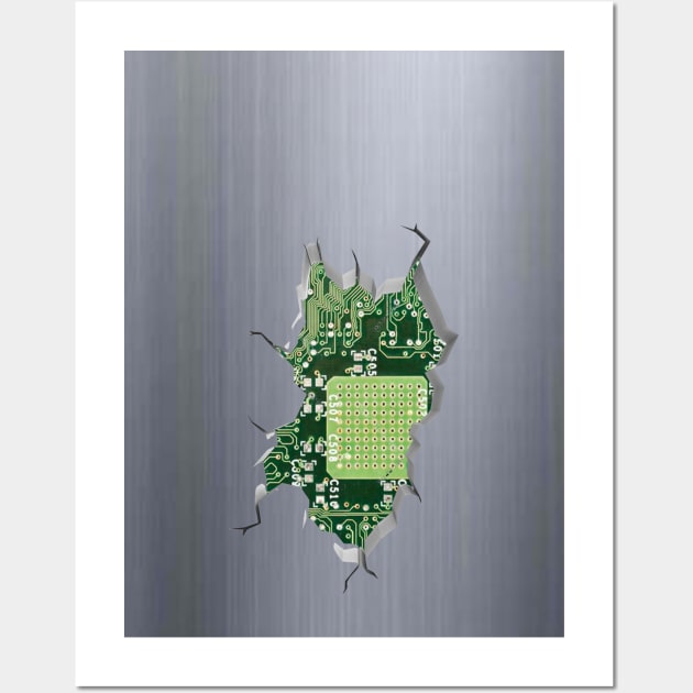 Broken robot Wall Art by AsKartongs